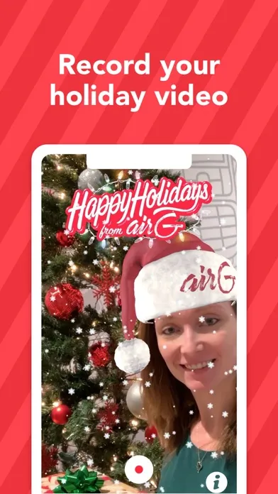 Capturas de tela do airG Greetings