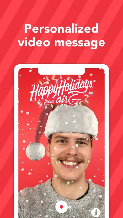 Capturas de tela do airG Greetings