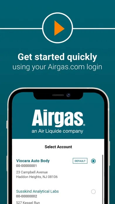 Airgas應用截圖