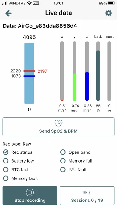 Tangkapan layar Airgo Bridge app