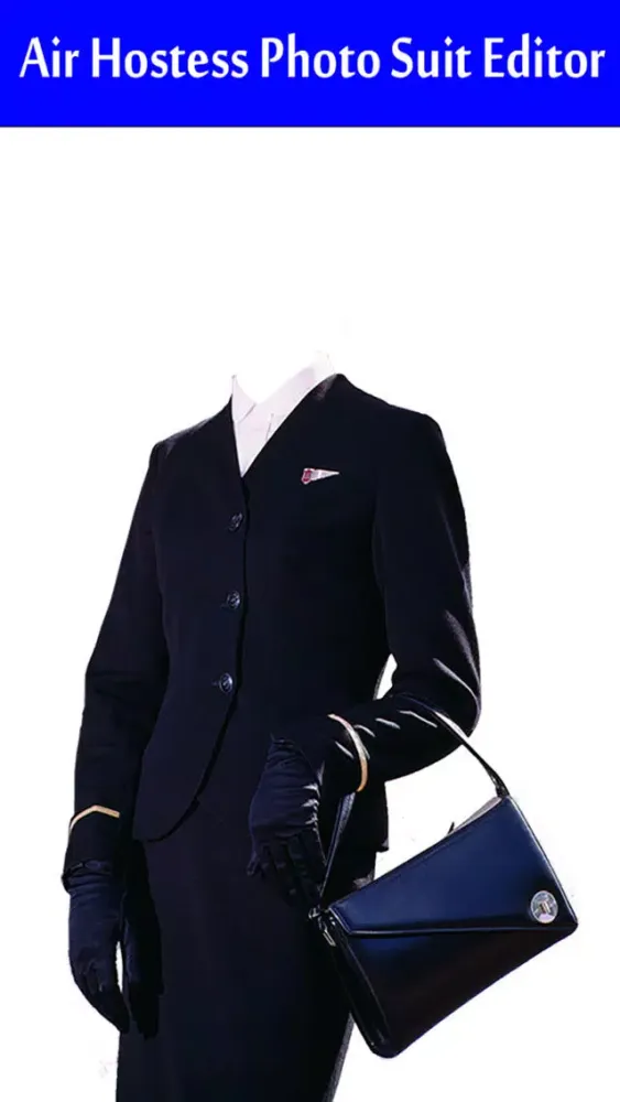 Tangkapan skrin Air Hostess Photo Suit Editor