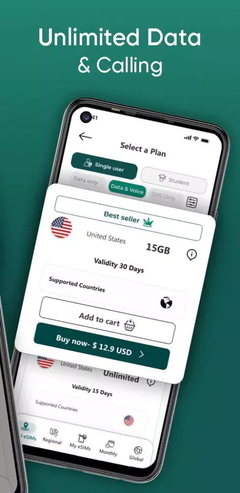 Скриншоты AirHub: eSIM Call & Data Plans
