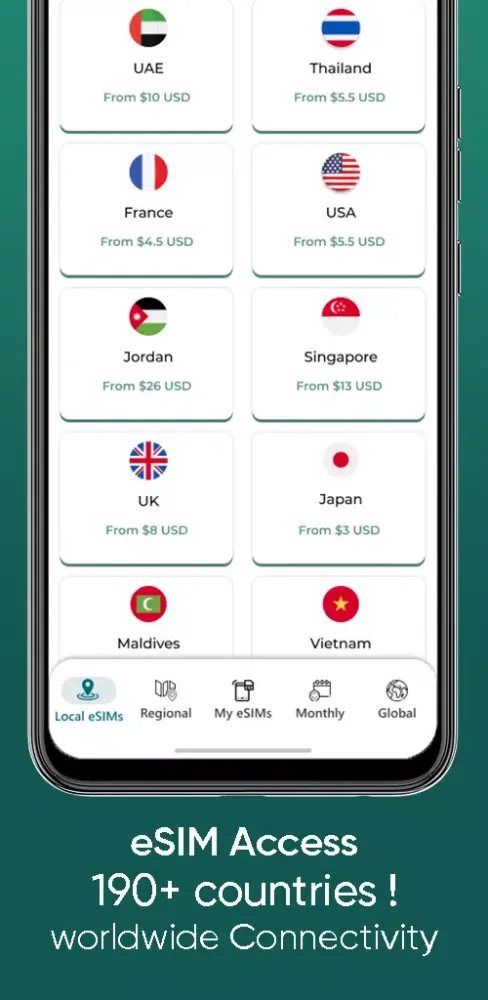 Скриншоты AirHub: eSIM Call & Data Plans
