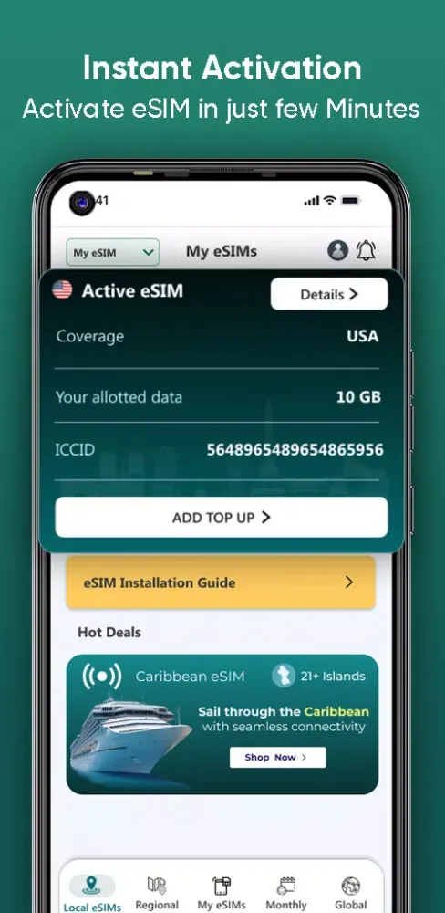 Скриншоты AirHub: eSIM Call & Data Plans