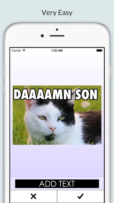 Capturas de tela do DUMB - Add Impact Font Text