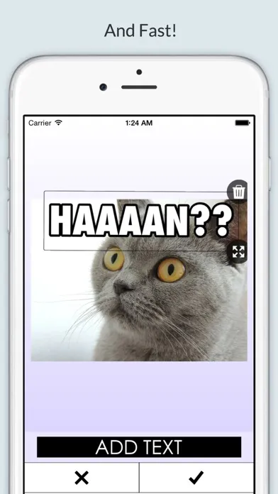 Capturas de tela do DUMB - Add Impact Font Text