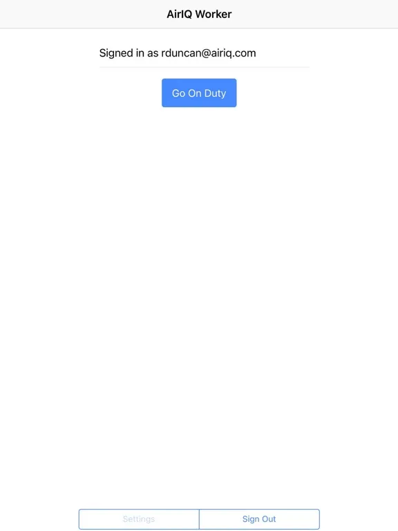 AirIQ Worker iPad 應用截圖