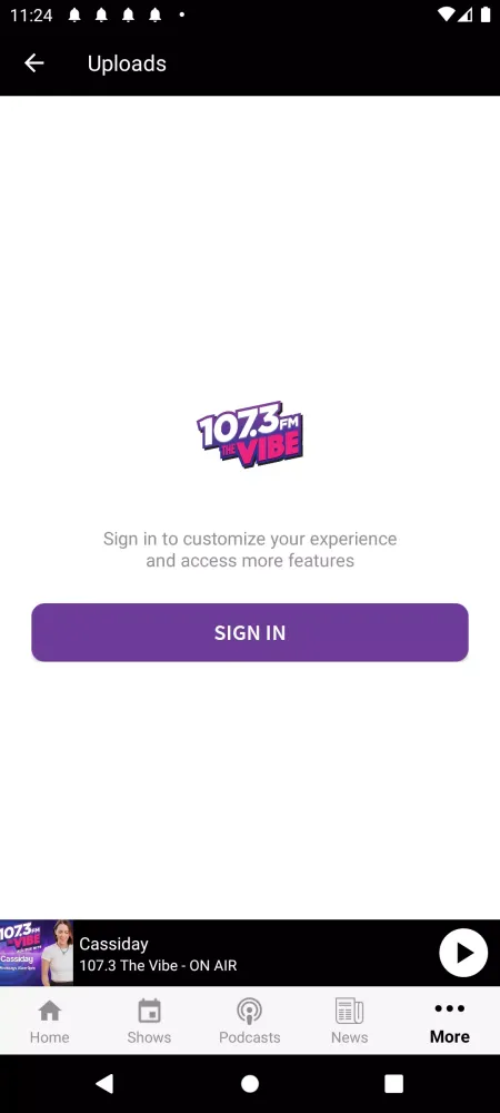 107.3 THE VIBE应用截图