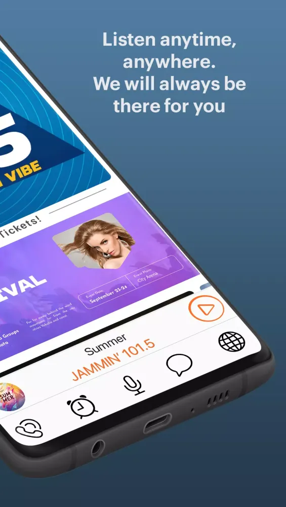 Capturas de pantalla de JAMMIN' 101.5