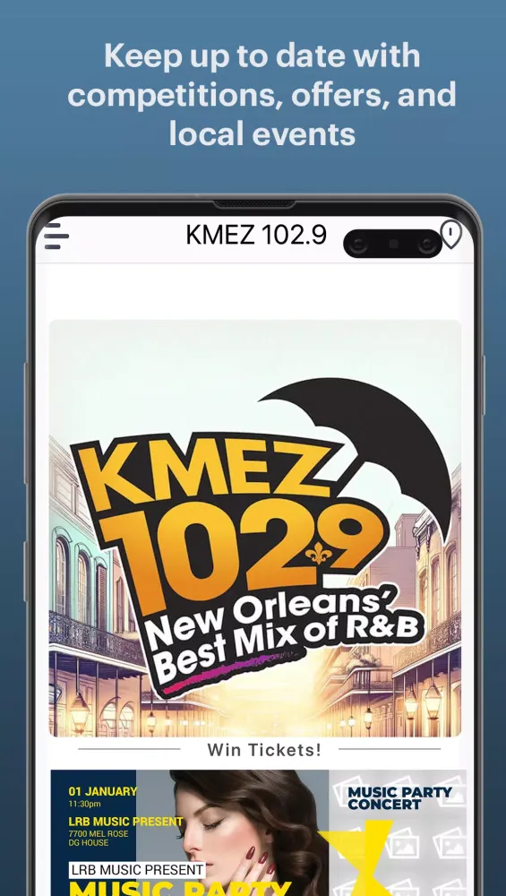 KMEZ 102.9 Screenshots