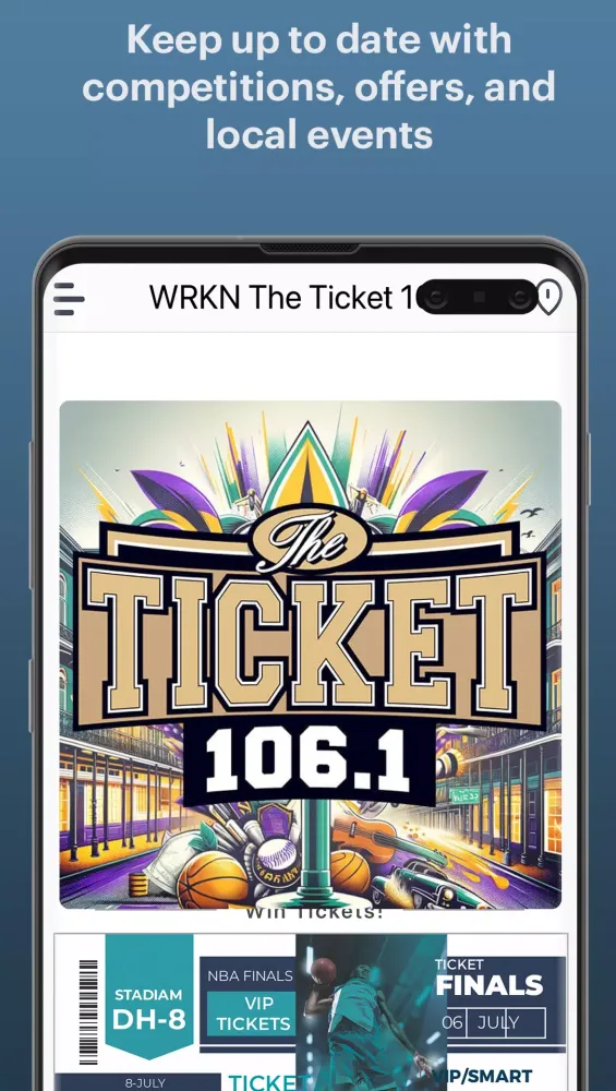The Ticket 106.1 스크린샷