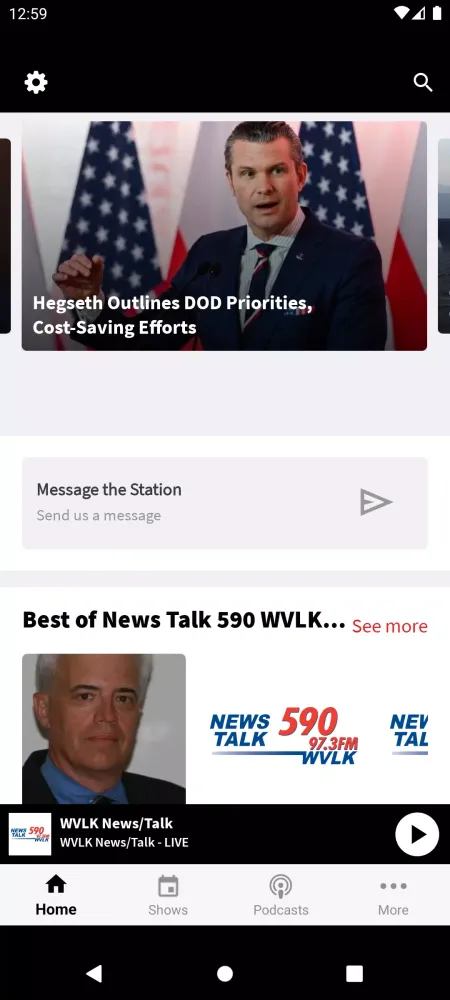 WVLK News/Talk Screenshots