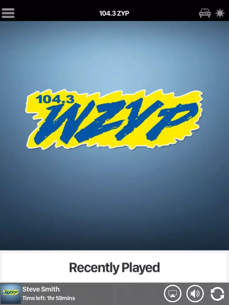 Capturas de pantalla de 104.3 ZYP iPad 