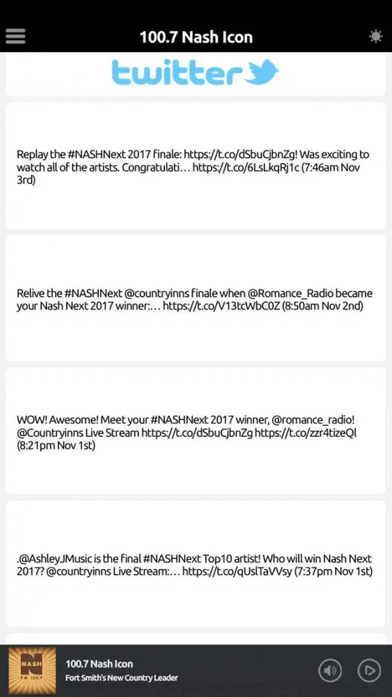 100.7 Nash Icon Screenshots