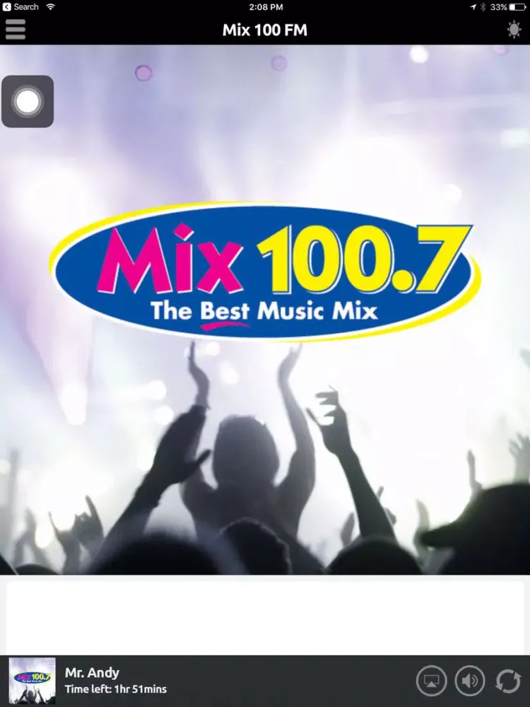 Скриншоты Mix 100 FM iPad 
