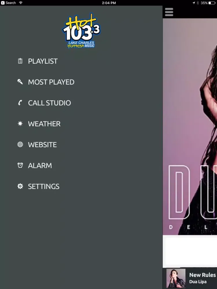 Hot 103.3 iPad  Screenshots