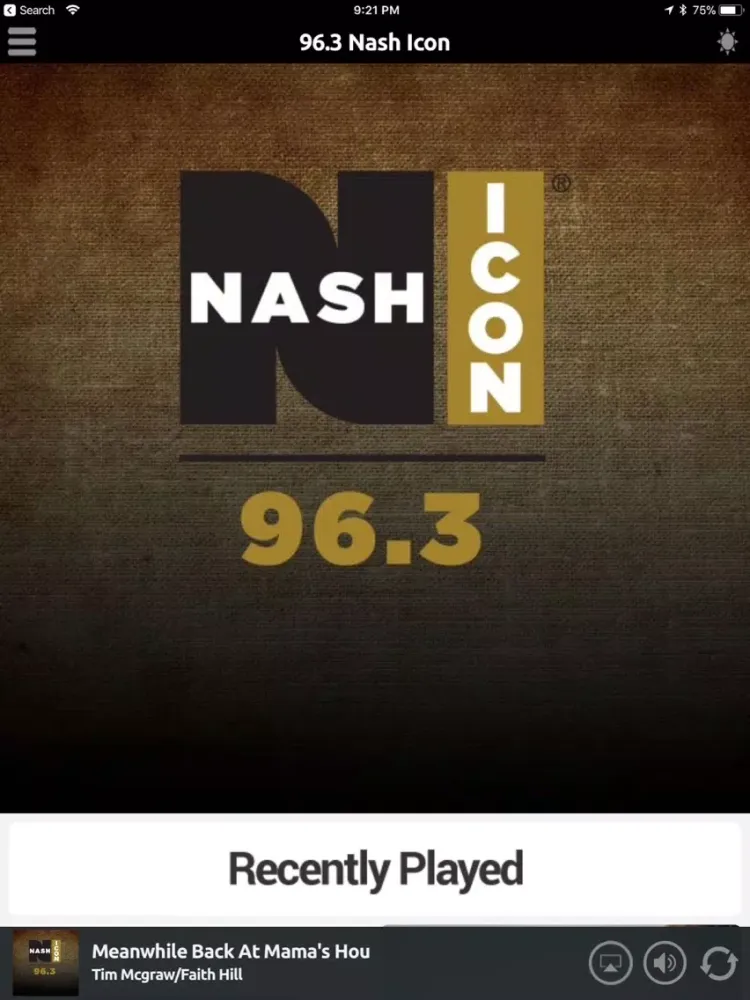 Скриншоты 96.3 Nash Icon iPad 