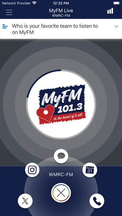 ภาพหน้าจอของ MyFM Live