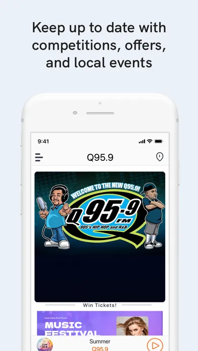 Ảnh chụp màn hình của Q95.9
