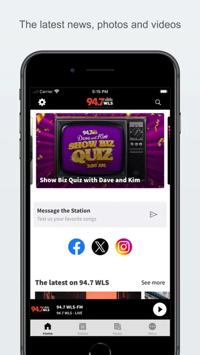 94.7 WLS-FM應用截圖