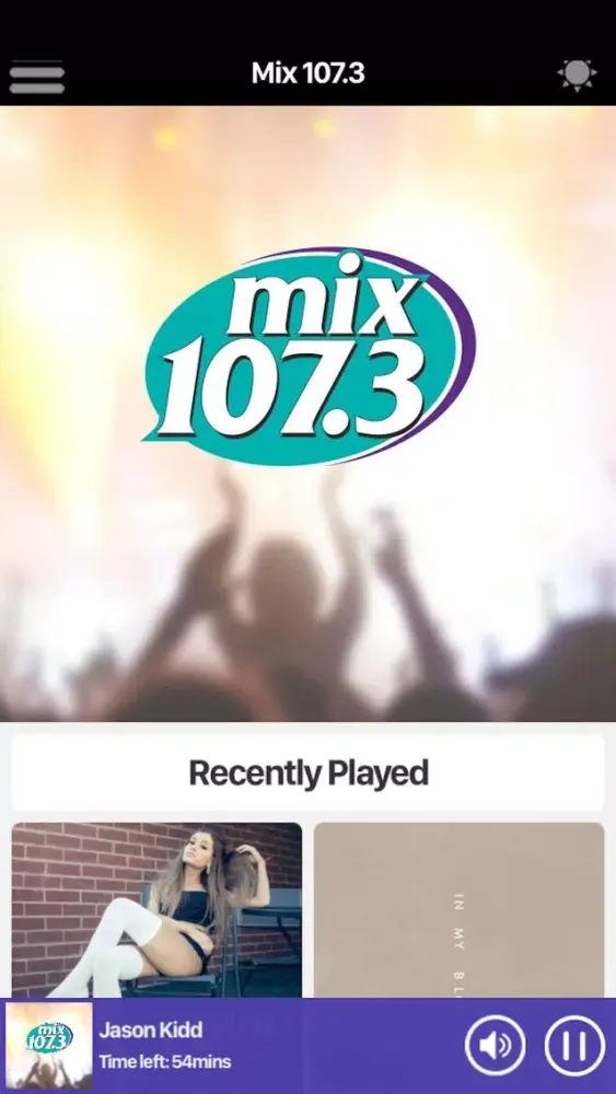 Zrzuty ekranu Mix 107.3