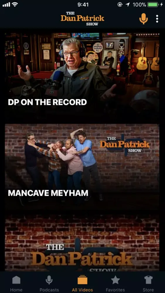 Tangkapan skrin The Dan Patrick Show