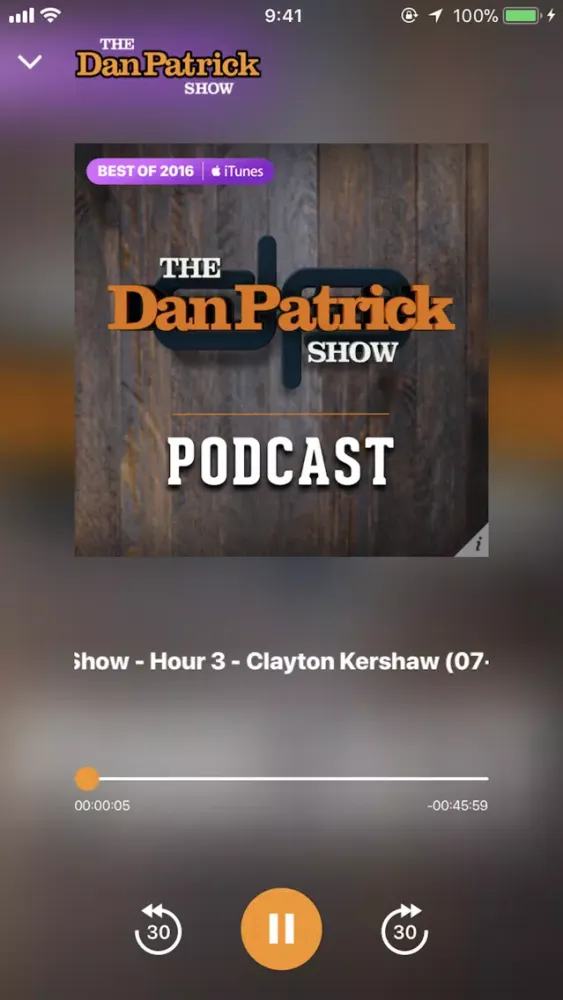 Tangkapan skrin The Dan Patrick Show