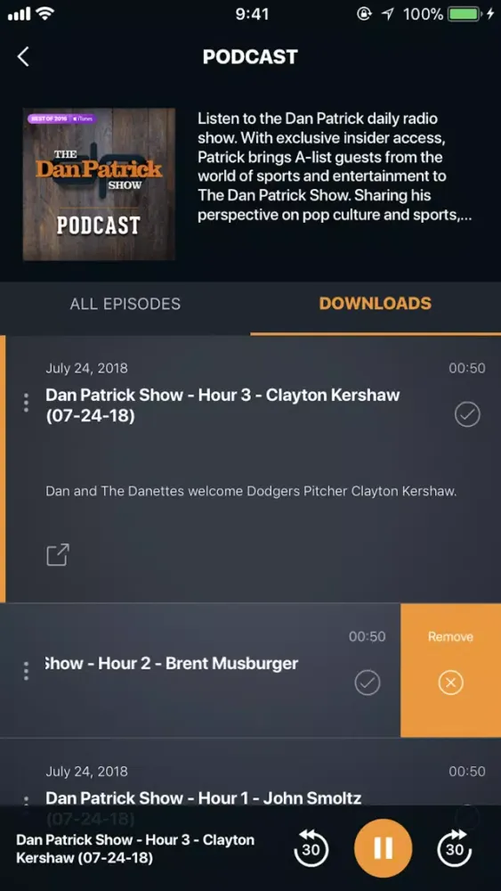 Tangkapan skrin The Dan Patrick Show