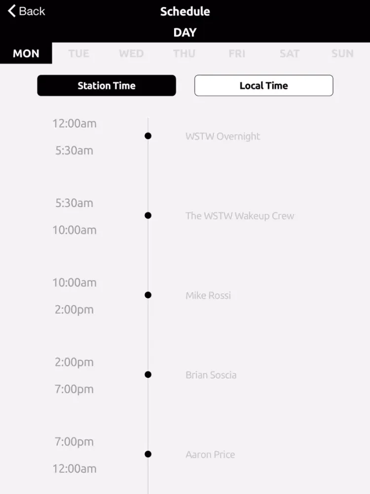 93.7 WSTW iPad 应用截图