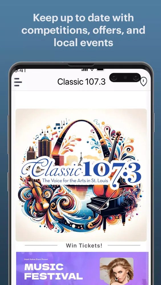 Classic 107.3 Screenshots