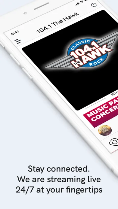 Capturas de pantalla de 104.1 The Hawk