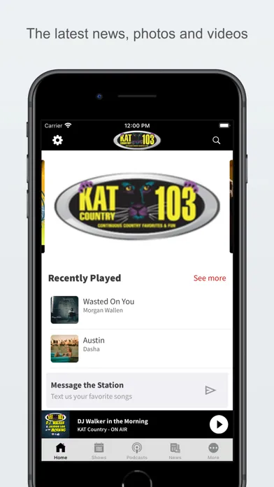 Captures d'écran de KAT Country 103