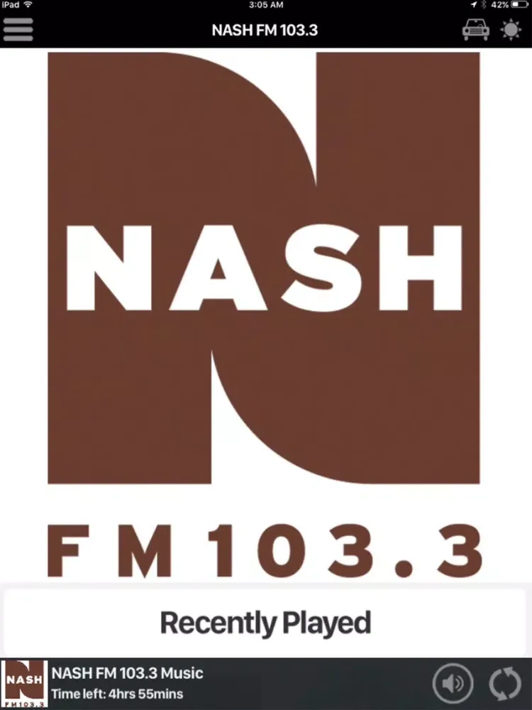 Скриншоты NASH FM 103.3 iPad 