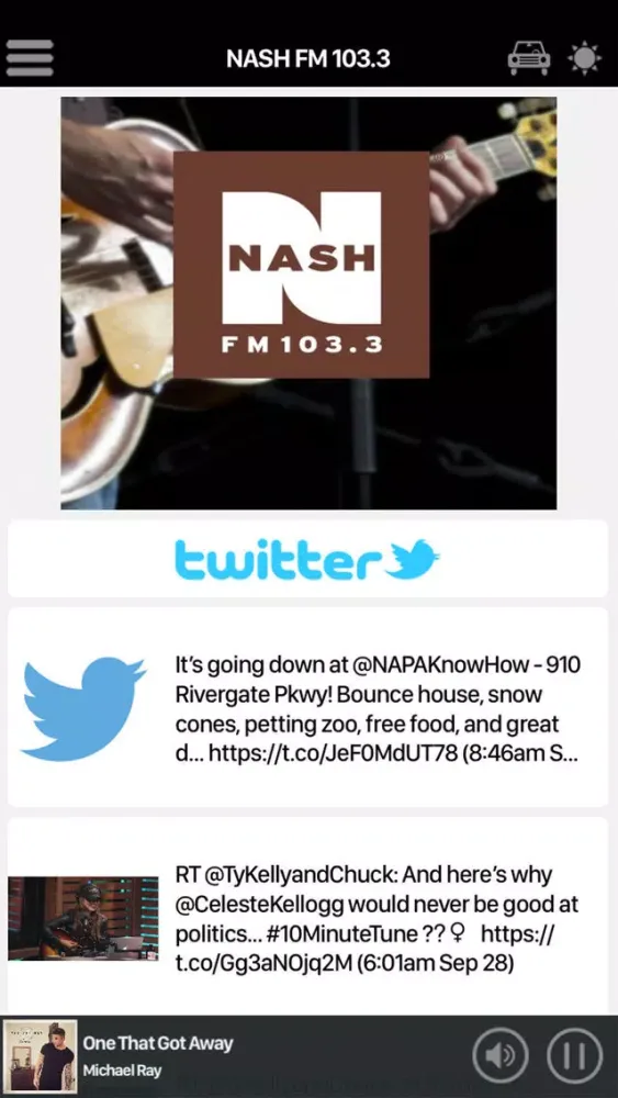 Скриншоты NASH FM 103.3