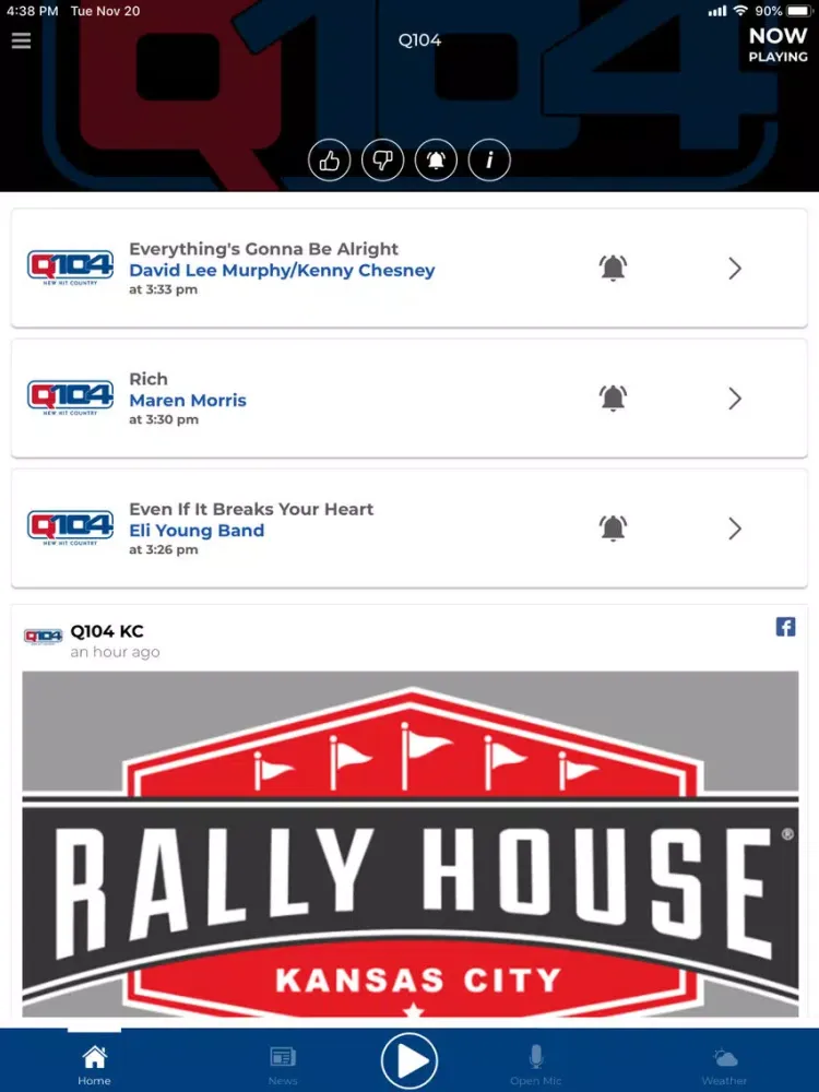 Zrzuty ekranu Q104 iPad 