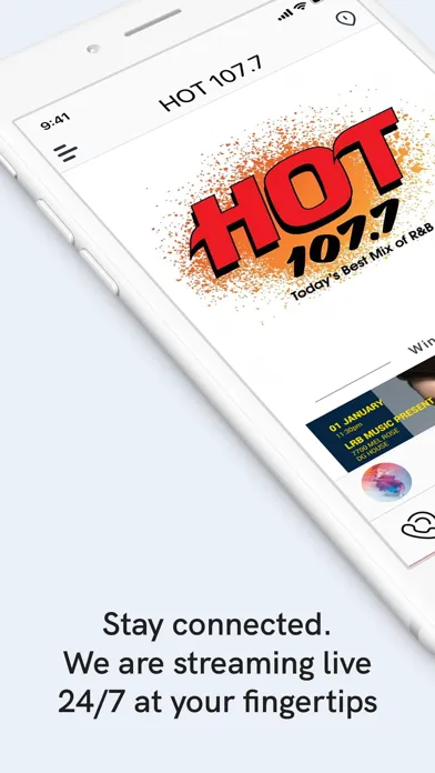 Tangkapan skrin HOT 107.7