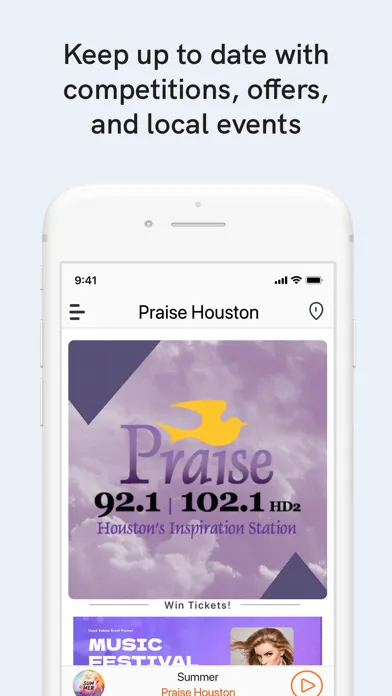 Capturas de tela do Praise Houston