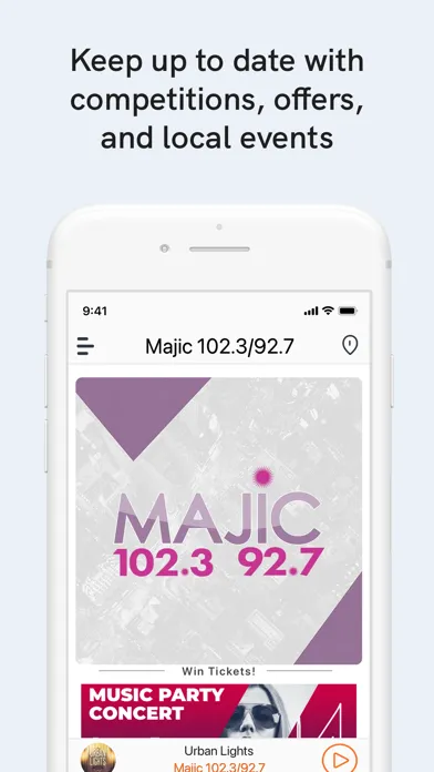 Majic 102.3 Screenshots