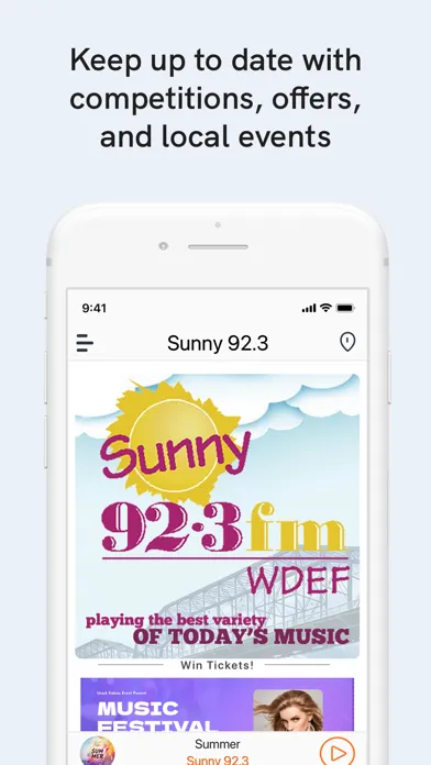 Скриншоты Sunny 92.3