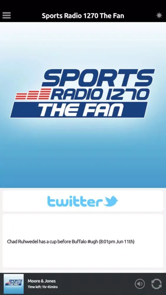 Sports Radio 1270 The Fan سکرین شاٹس