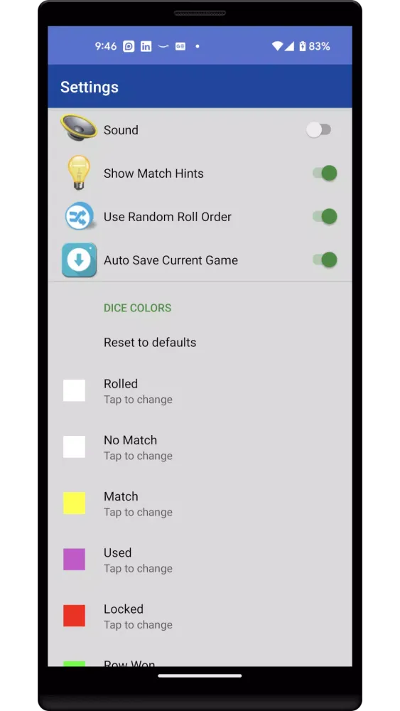 Capturas de pantalla de Dice Match