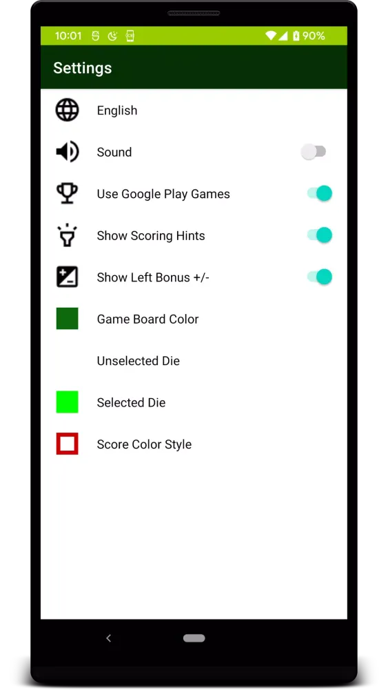Five Dice Screenshots