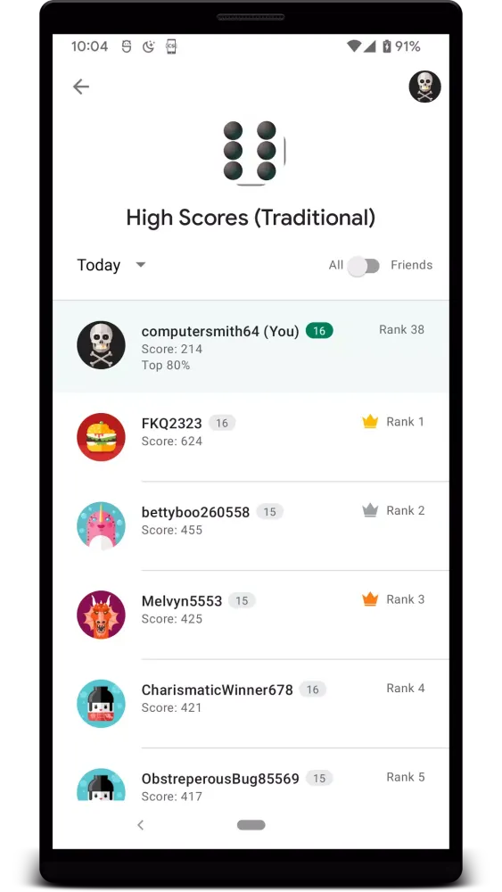 Five Dice Screenshots