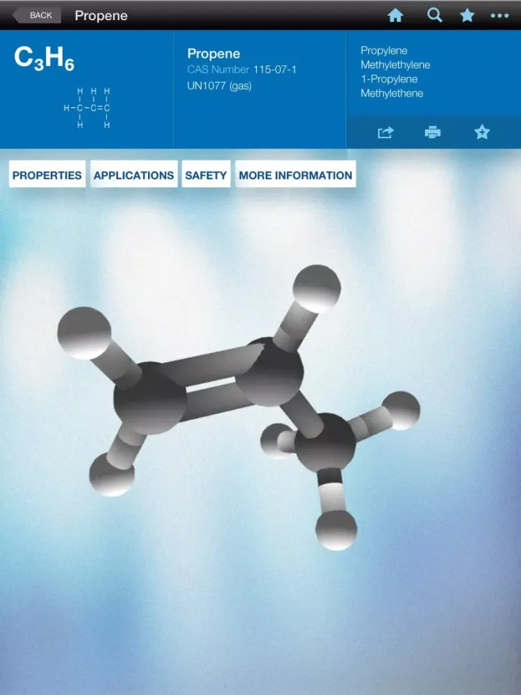Capturas de pantalla de Gas Encyclopedia iPad 