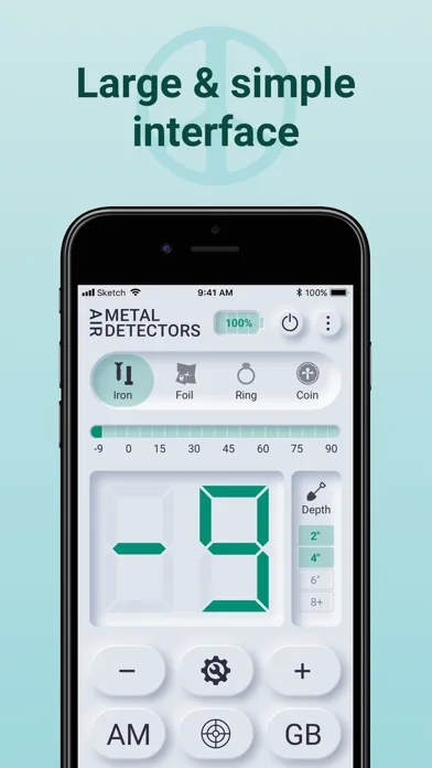 Capturas de pantalla de Air Metal Detector