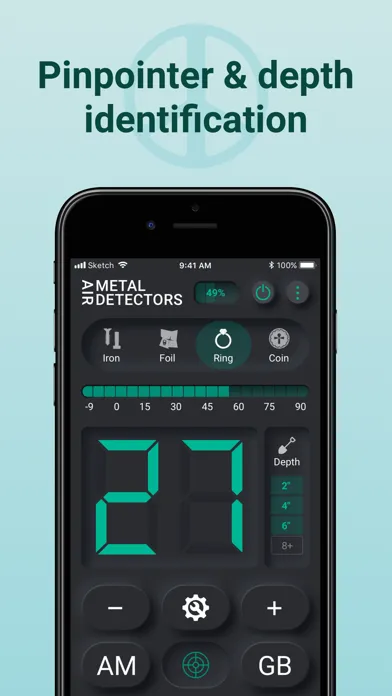 Capturas de pantalla de Air Metal Detector