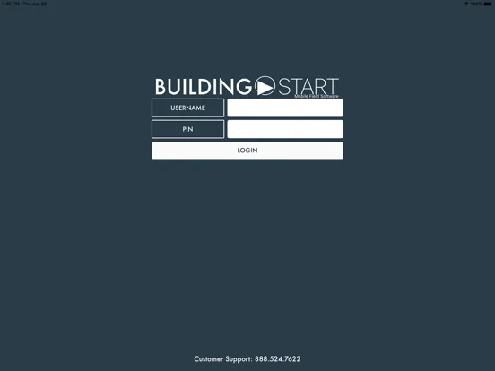 Building Start iPad  Screenshots