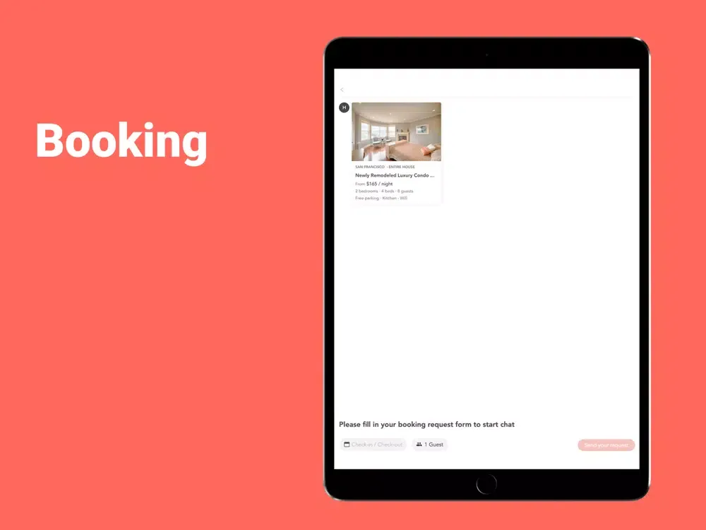 Tangkapan skrin Airnect - Reach Local Hosts iPad 