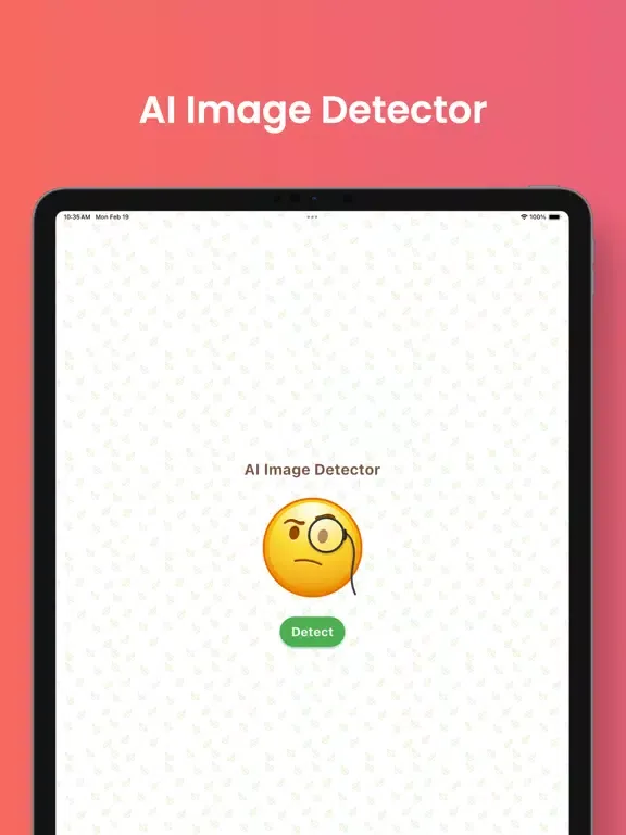 Capturas de pantalla de AI Image Detector - AironHeart iPad 