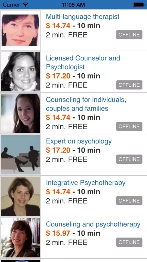 Psychologist Online应用截图